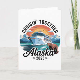 Retro Cruisin Together Alaskaa 2025 Passende Famil Karte
