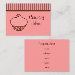 Retro Cupcake Business Cards Visitenkarte
