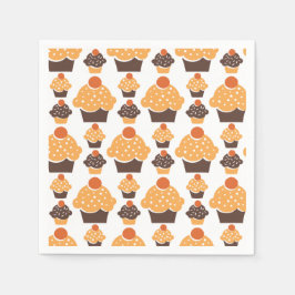 Retro Cupcake Serviette