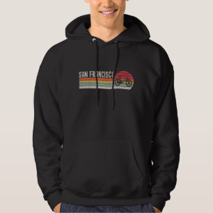 Retro Cycling Hoodie San Francisco Hoodie Cyclist
