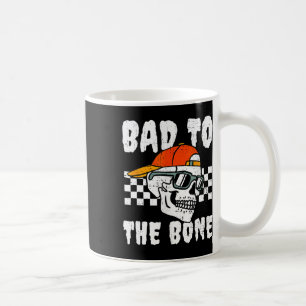 Retro D bis zur knochenhaften Skull-Hülle Kaffeetasse