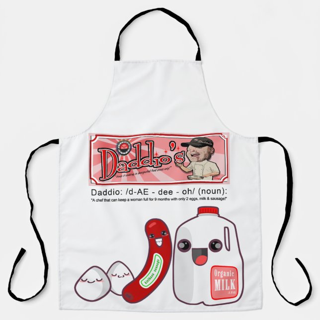 Retro Daddio Apron Schürze (Vorderseite)