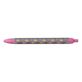 Retro Daisies farbenfrohe Printwerbung   Kugelschreiber