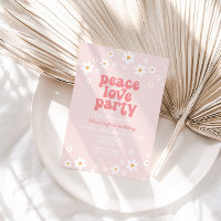 Retro daisy boho blumenfriedliche Liebe Party Gebu