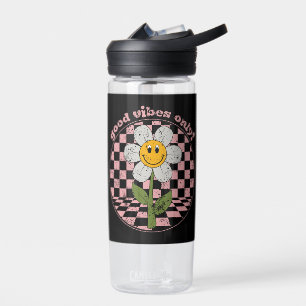 Retro Daisy Nur gute Vibes Trinkflasche