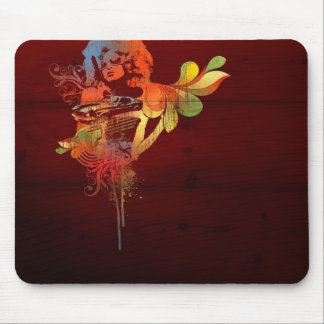 Retro Dame Mousepad