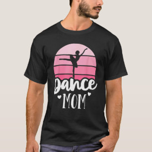 Retro Dance Mama Vintag Pink Ballerina Shirt Balle