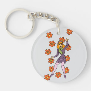 Retro Daphne Scooby-Doo Flower Power Schlüsselanhä Schlüsselanhänger