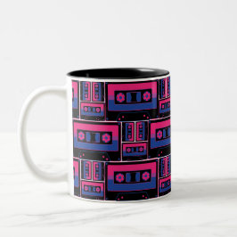 Retro Dark Bi B-Seite Zweifarbige Tasse