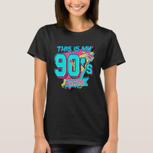 Retro Das ist mein 90er Kostüm 90er Jahre Vibes br T-Shirt