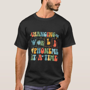 Retro das World One Phoneme zu einem Zeitpunkt Spa T-Shirt