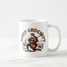 Retro Davy Crockett Tasse