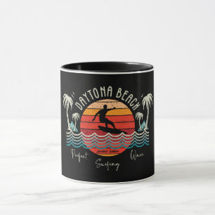 Retro Daytona Beach Surfing Tasse
