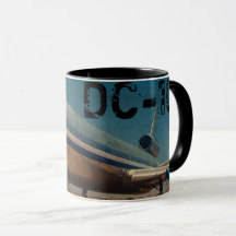 Retro DC10 Airliner Kaffee Tasse