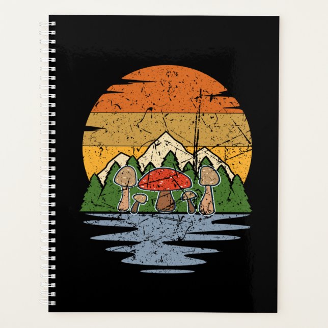 Retro de cueillette de champignons (Devant)