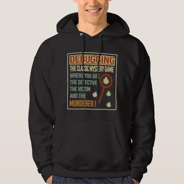 retro Debugging Computer Science Programmierer cod Hoodie (Vorderseite)