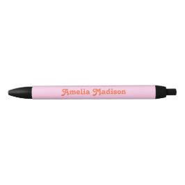 Retro Decorative Pink Orange Pen Kugelschreiber