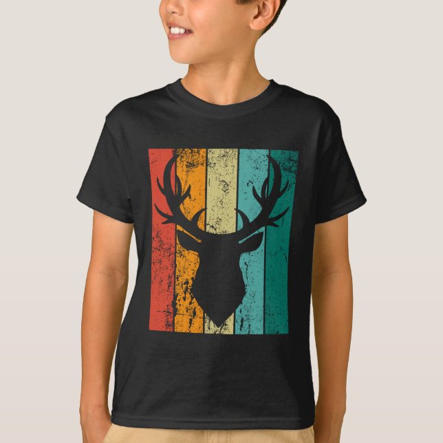 Retro Deer T-Shirt (Vorderseite)