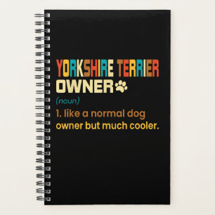 Retro Definition Yorkshire Terrier Eigentümer Planer
