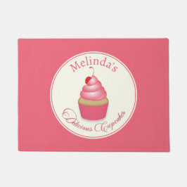 Retro Delicious Cupcakes Rug Door Mat Doormat Fußmatte