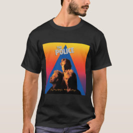 Retro der Police Band Usa Tour Liebe T-Shirt