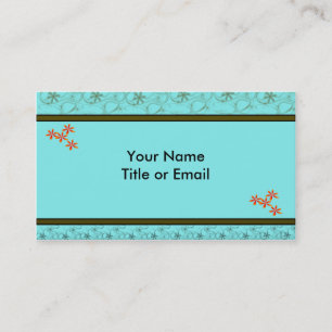 Retro Design Business Cards Visitenkarte