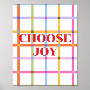 Retro-Design, Choose Joy Poster