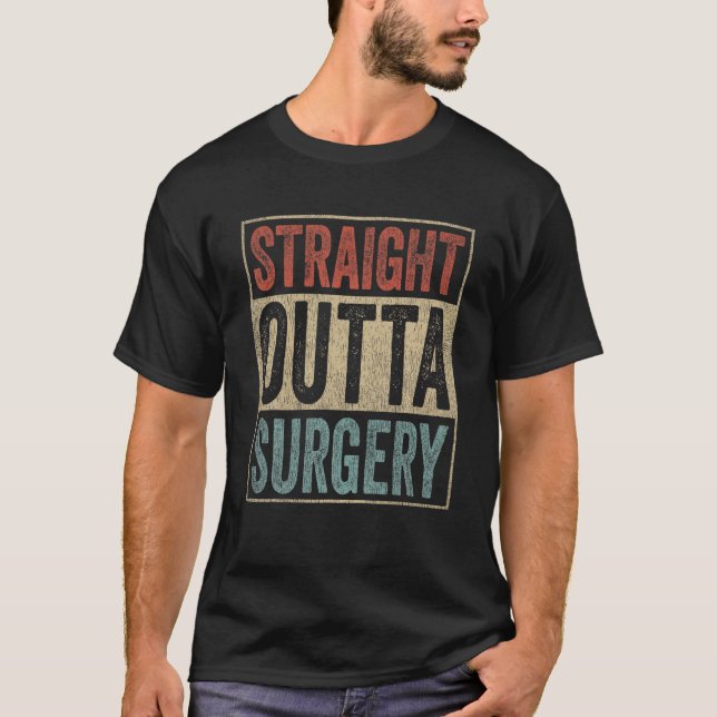 Retro-Design direkt außerhalb der Operation T-Shirt (Vorderseite)