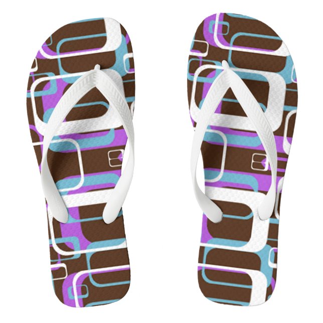 Retro Design Flip Flops (Fußbett)