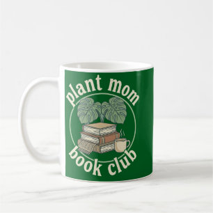 Retro-Design für den Plant Mom Buchclub Kaffeetasse