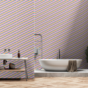 Retro-Design im Stil der Mitte des Jahrhunderts. Tapete