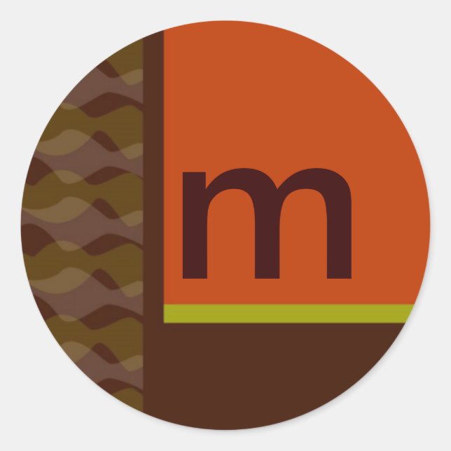 Retro-Design individuell anpassbare Aufkleber (Vorderseite)