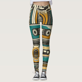 Retro-Design Leggings