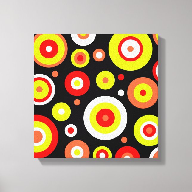 Retro-Design Leinwanddruck (Vorderseite)