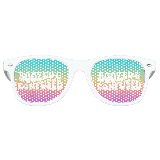 Retro-Design-Retro-Retro-Design-Retro Partybrille (Vorderseite)