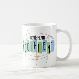 Retro design transplant destinataire tasse de café