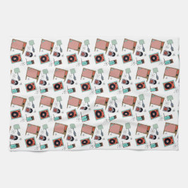 Retro-Designs Geschirrtuch