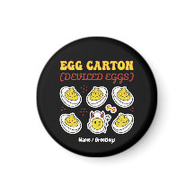 Retro Deviled Egg Six Pack Fitness Pun Vintage Egg