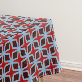 Retro-Diamanten und -Stars-Tableteklappen Tischdecke