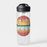 Retro Dice Bunco Trinkflasche<br><div class="desc">Spaß Design für Bunco Spieler. Retro und Vintage Optik mit farbenfroher Gestaltung. Drei glückliche bunco Würfel,  um die Dinge behalten,  die rollen. Ich wünsche dir viel Buncos. Ideal für die Spielabend oder für andere Spieler.</div>