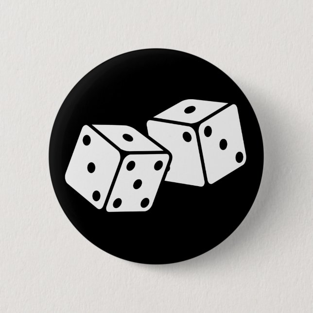 Retro Dice Button (Vorderseite)