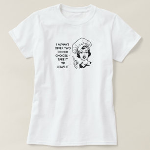 Rétro Dîner Choix T-Shirt