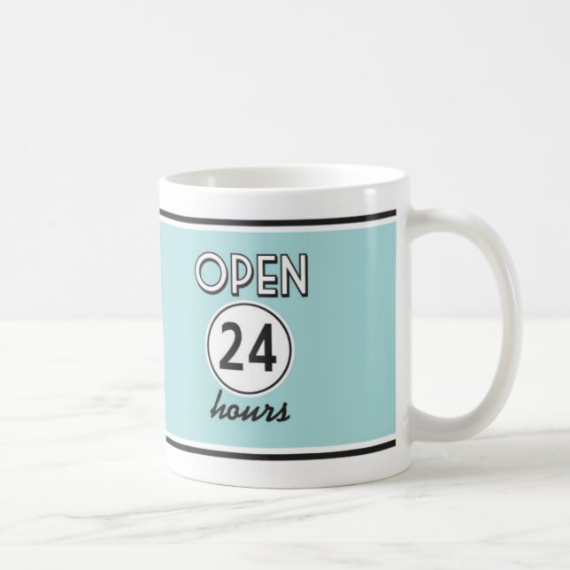 Retro Diner Coffee Tasse - Retro Style Trinkbehält (Rechts)