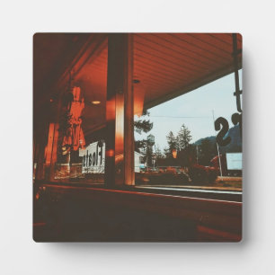 Retro Diner im Nordwestpazifik Fotoplatte