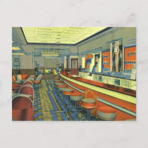 Retro Diner, Restaurant ou Bar Invitation d'ouvert