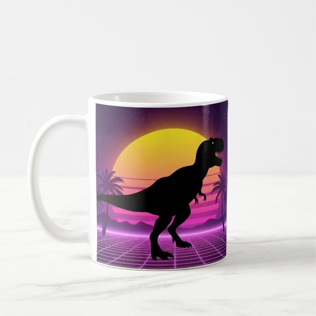 Retro Dino Vibes Kaffeetasse (Links)