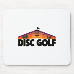 Retro-Disc-Golf-Liebhaber-Design - Disc-Golf-Sport Mousepad