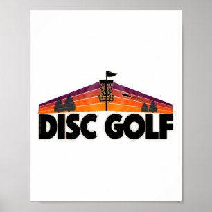 Retro-Disc-Golf-Liebhaber-Design - Disc-Golf-Sport Poster