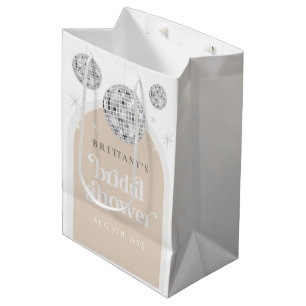 Retro Disco Ball Brautparty Geschenktasche Mittlere Geschenktüte
