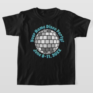 Retro Disco Ball PERSONALISIERTER T - Shirt
